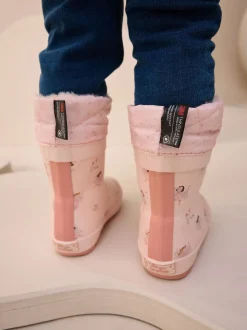 Rose fée - Bottes de pluie Personnage Thinsulate avec poignets doublés