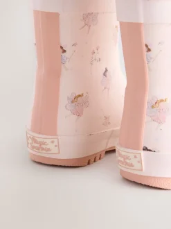 Rose fée - Bottes de pluie Personnage Thinsulate avec poignets doublés