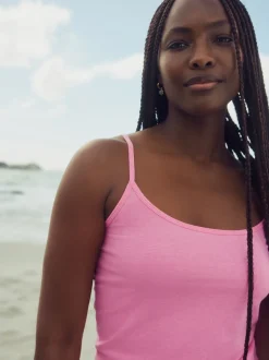 Rose fluo - Veste mince de courroie