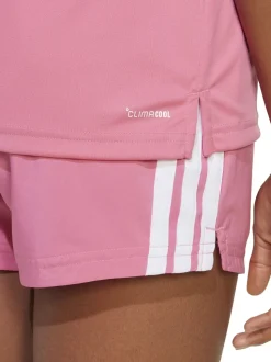 Rose foncé - T-shirt adidas Training Essentials 3Rayures enfant