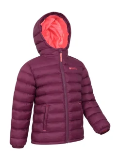 Rose foncé - Veste matelassée imperméable Mountain Warehouse Seasons II enfant