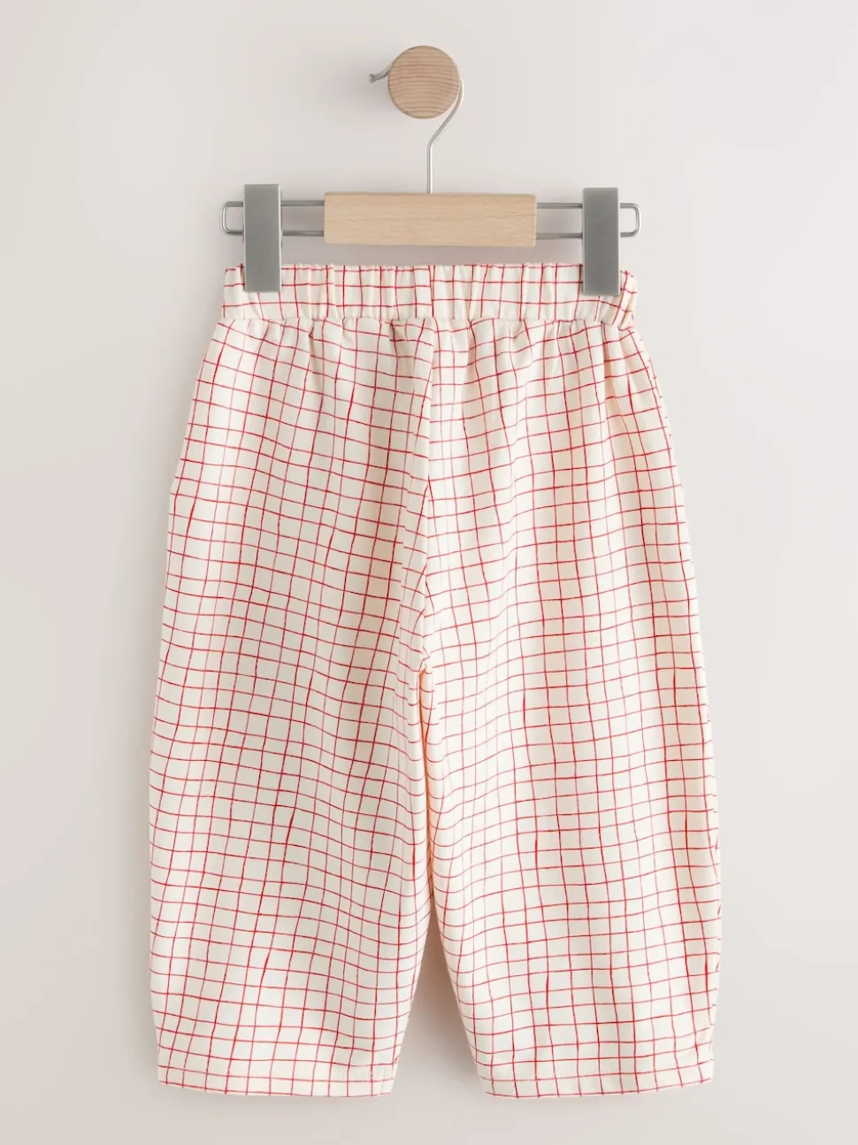 Rose fraise - Pantalons avec ornements style tonneau (3mois-7ans)