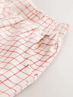 Rose fraise - Pantalons avec ornements style tonneau (3mois-7ans)