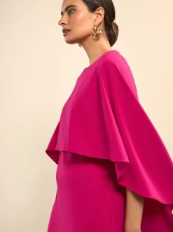 Rose framboise - Cape Robe longue