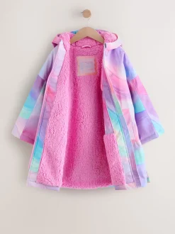 Rose imprimé marbré - Peignoir à langer imperméable (3-16ans)