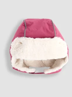 Rose layette - Chapeau JoJo Maman Bébé Trapper douillet
