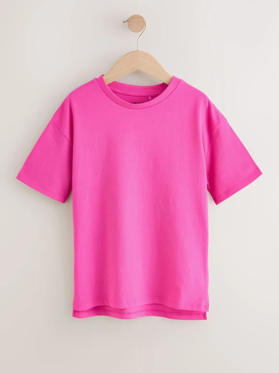 Rose magenta - T-shirt oversize (3-16ans)
