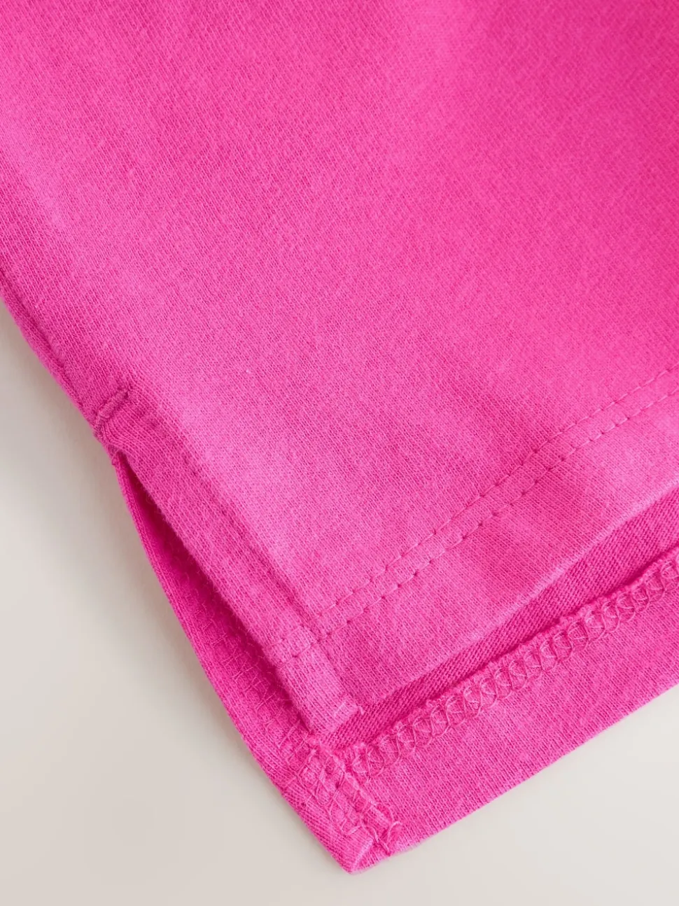 Rose magenta - T-shirt oversize (3-16ans)