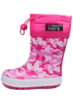 Rose motif camouflage - Toezone Cravate Top Wellies