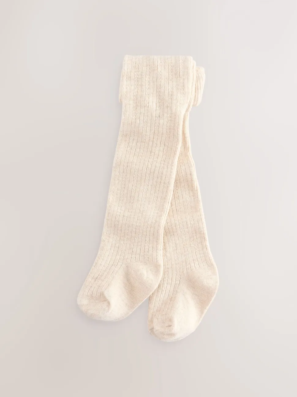 Rose neutre texturé - Lot de 3 collants bébé (0 mois-2 ans)