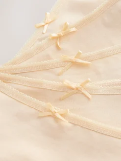 Rose Nude - Culotte en coton riche 5 Pack