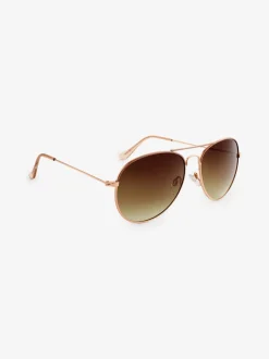 Rose Or - Lunettes de soleil aviateur classiques