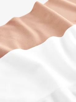 Rose pastel nude / blanc - Lot de shorts anti-frottement sans 2