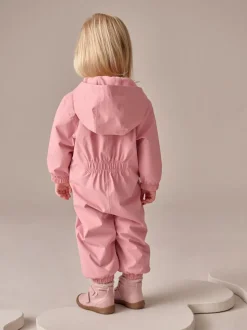 Rose pâle - Combinaison imperméable imprimée (3 mois-7 ans)