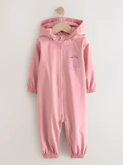 Rose pâle - Combinaison imperméable imprimée (3 mois-7 ans)