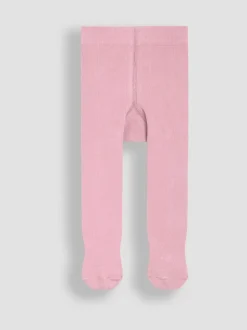 Rose pâle - Jojo Maman Bébé Collants en coton riche