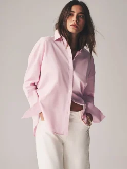 Rose pâle/blanc - The Set lot de 2 chemises Oxford