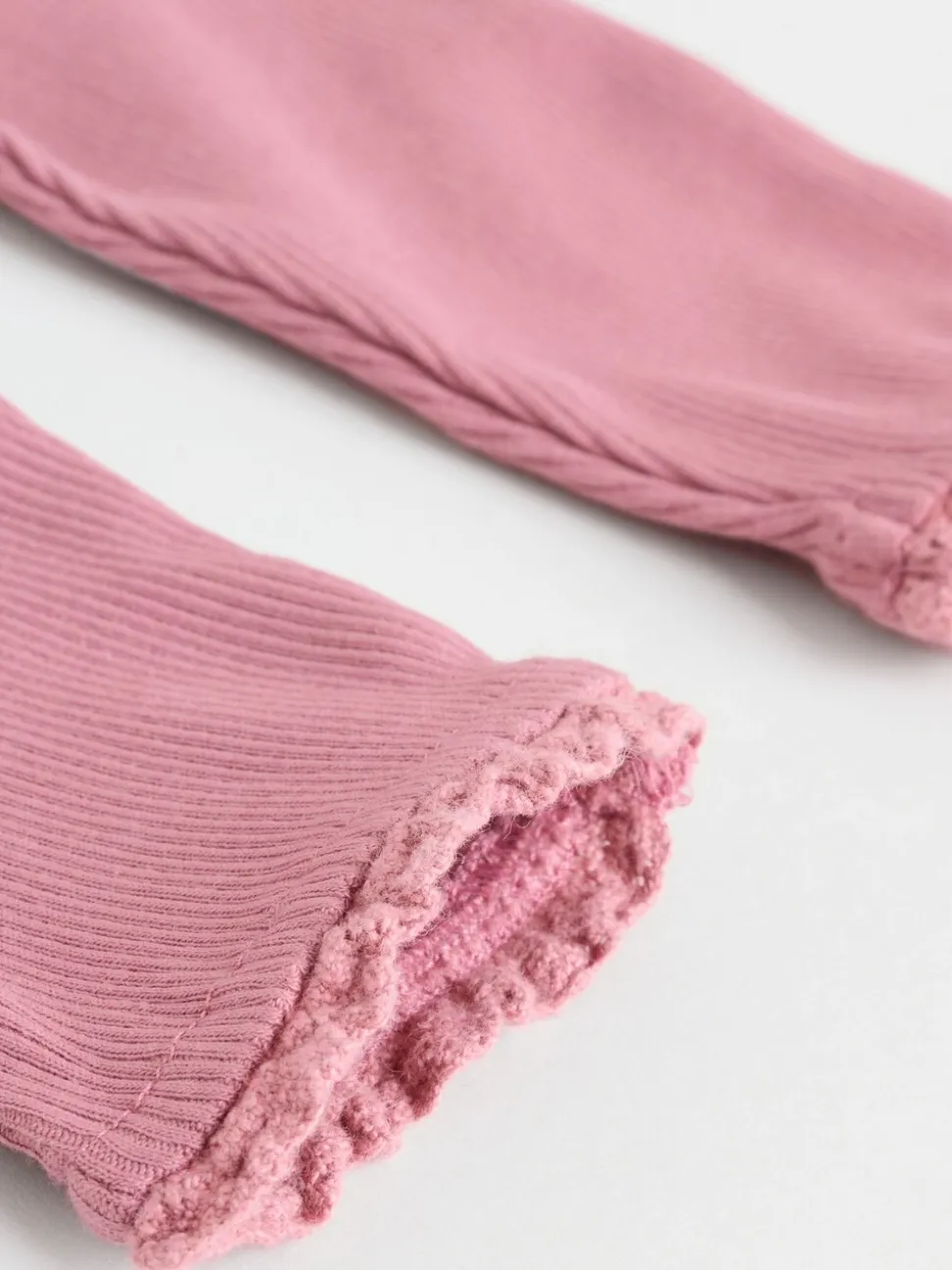 Rose rose - Haut bébé à manches longues et leggings Ensemble 2 pièces (0mois-2ans)