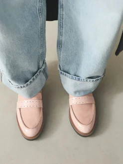 Rose rose - Mocassins Brogue Forever Comfort®