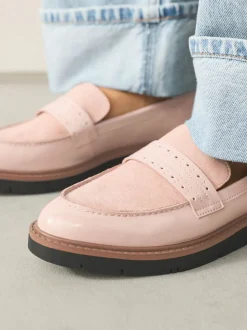 Rose rose - Mocassins Brogue Forever Comfort®