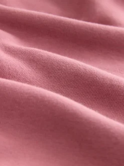 Rose rose - Sweat à capuche long épais décontracté