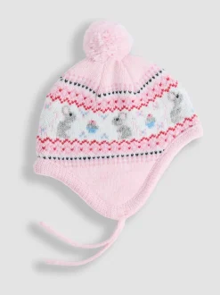 Rose souris - Chapeau JoJo Maman Bébé Fair Isle