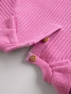Rose vif - Ensemble Pull et Leggings en maille Bébé 2 Pièces (0mois-3ans)