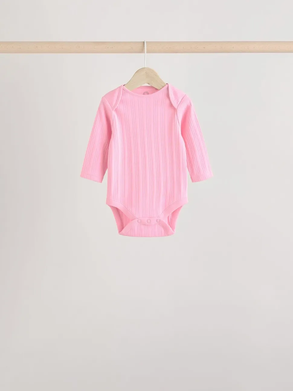 Rose vif - Lot de 5 bodies à manches longues pour bébé