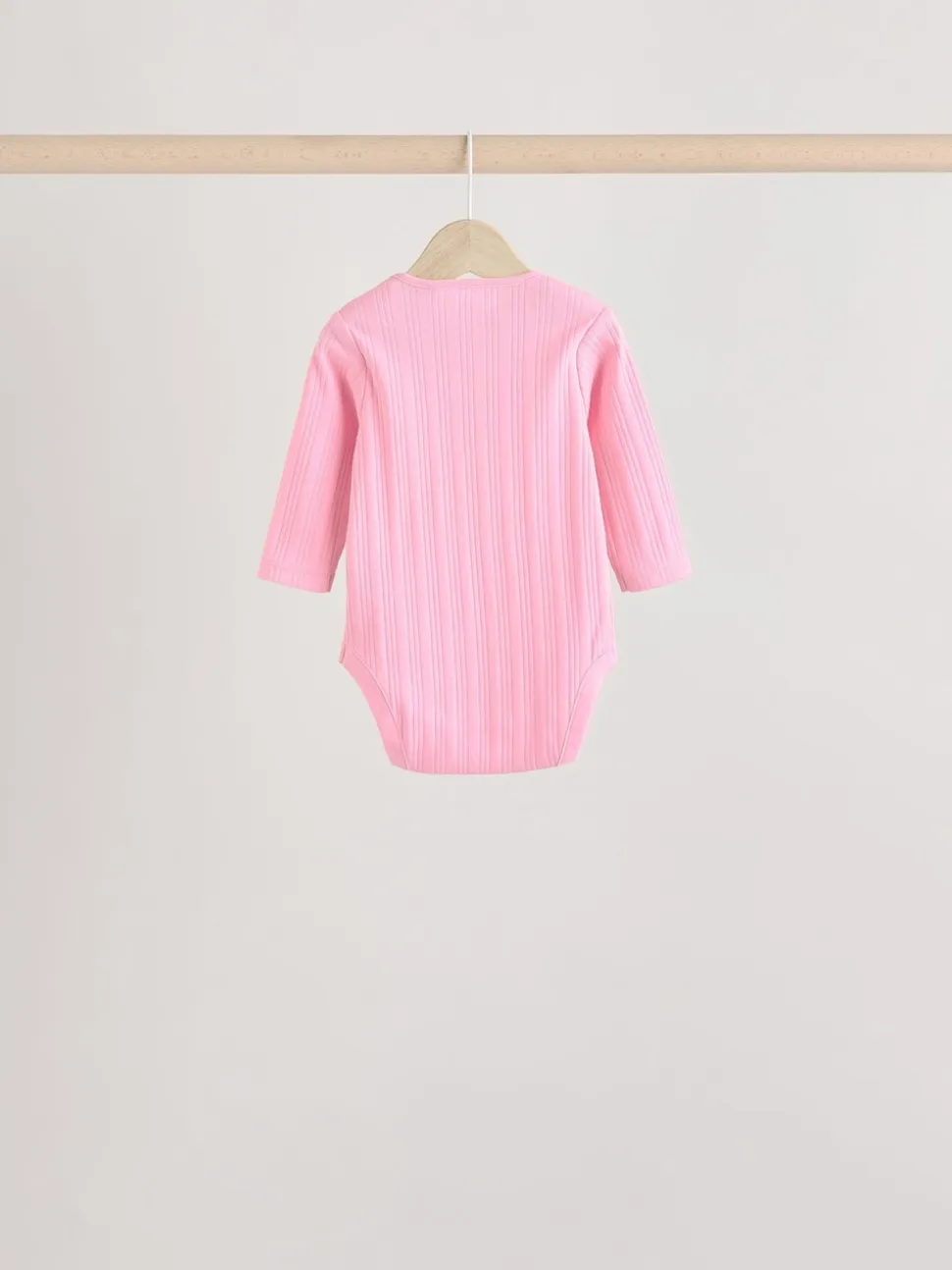 Rose vif - Lot de 5 bodies à manches longues pour bébé