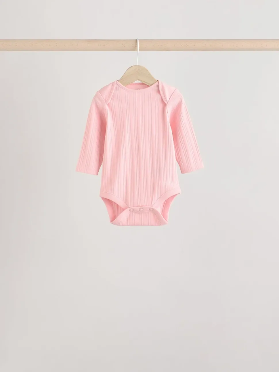 Rose vif - Lot de 5 bodies à manches longues pour bébé