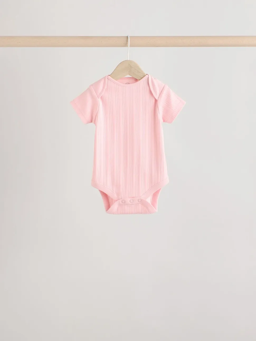 Rose vif - Lot de 5 bodies bébé à manches courtes