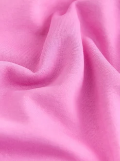 Rose vif - Sweat-shirt épais décontracté à Col rond