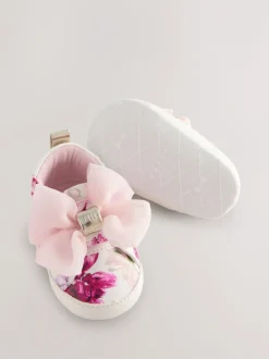 Rose vif/blanc - Baskets Baker by Ted Baker Bébé Filles en organza à nœud