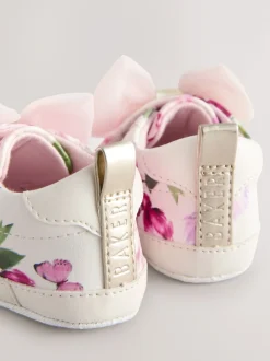 Rose vif/blanc - Baskets Baker by Ted Baker Bébé Filles en organza à nœud