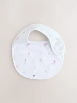 Rose/Blanc - Bébé BIBS 3 Pack