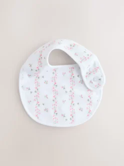 Rose/Blanc - Bébé BIBS 3 Pack