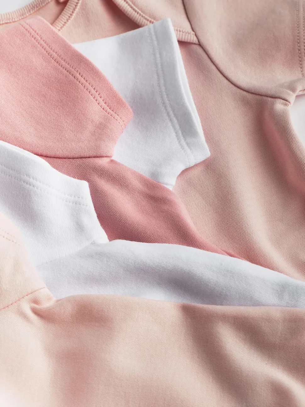 Rose/Blanc - Bodys indispensables à manches courtes pour bébé