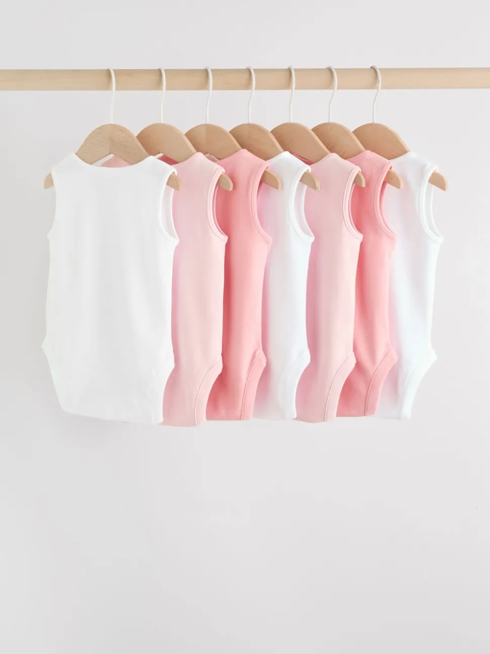 Rose/Blanc - Bodys indispensables bébé