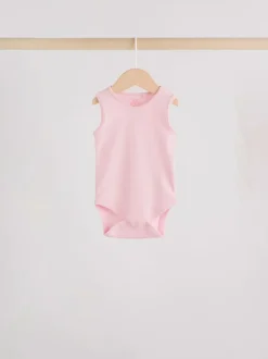 Rose/Blanc - Bodys indispensables bébé