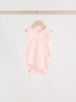 Rose/Blanc - Bodys indispensables bébé