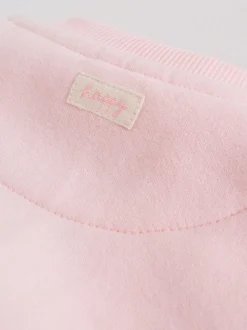 Rose/Blanc - Ensemble veste, haut et leggings bébé 3 pièces (0mois-2ans)