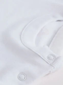 Rose/Blanc - Ensemble veste, haut et leggings bébé 3 pièces (0mois-2ans)