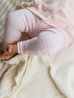 Rose/Blanc - Ensemble veste, haut et leggings bébé 3 pièces (0mois-2ans)