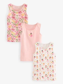 Rose/Blanc - Lot de 3 débardeurs Fée (1.5-16ans)