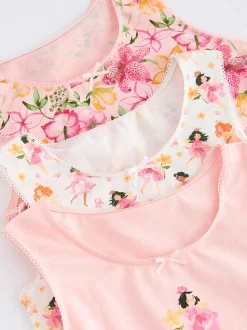 Rose/Blanc - Lot de 3 débardeurs Fée (1.5-16ans)