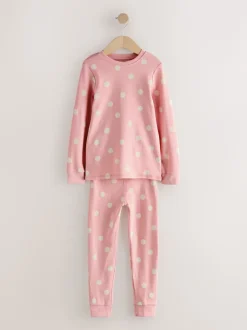 Rose/Blanc - Lot de 3 pyjamas Snuggle (9mois-12ans)