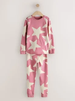 Rose/Blanc - Lot de 3 pyjamas Snuggle (9mois-12ans)