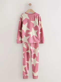 Rose/Blanc - Lot de 3 pyjamas Snuggle (9mois-12ans)