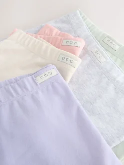Rose/Bleu - Caleçons courts doux au toucher, lot de 5 (2à16ans)