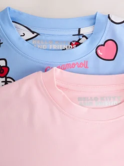 Rose/Bleu - Lot de 2 chemises de nuit Hello Kitty (2-16ans)